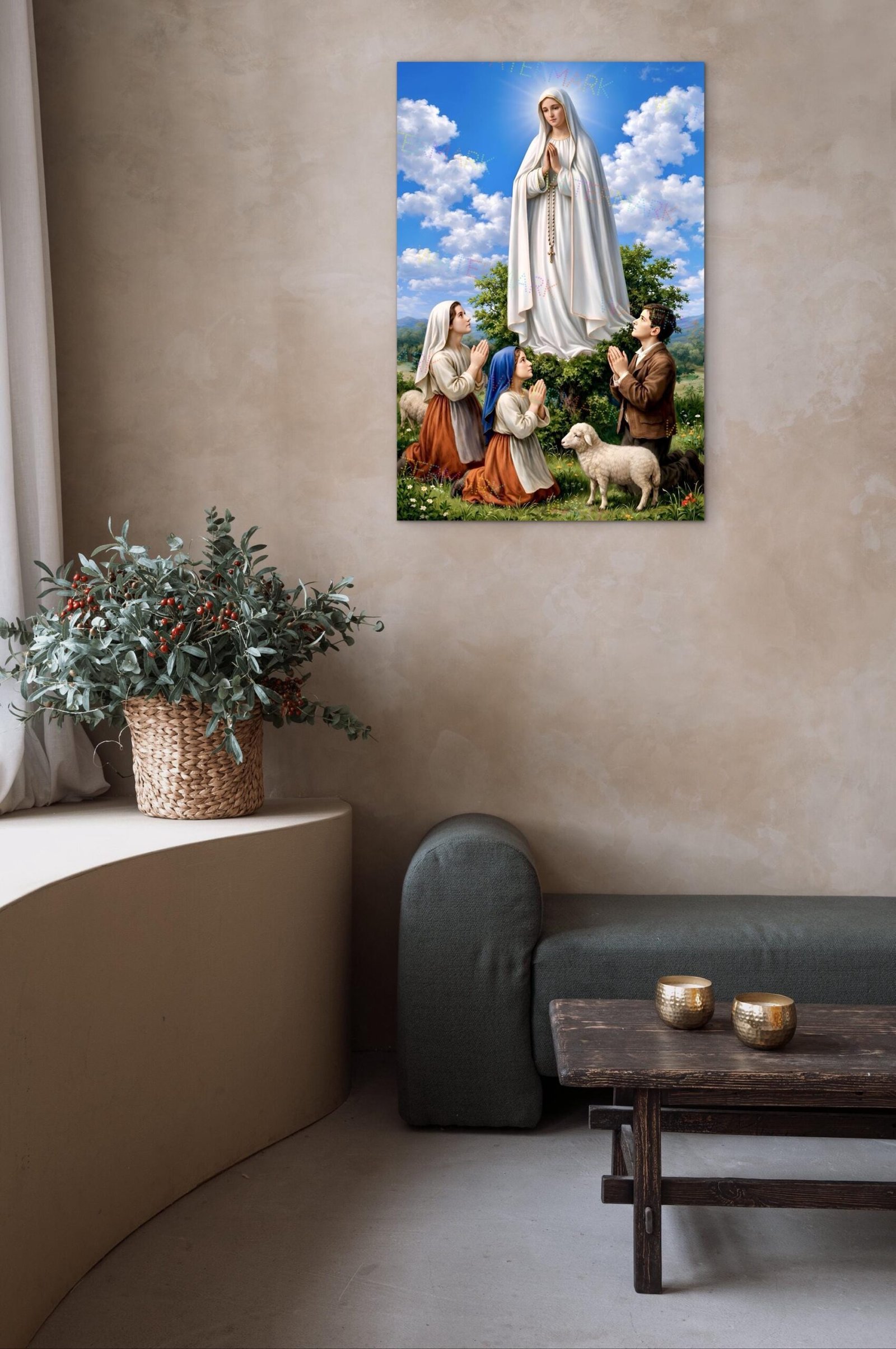 Our Lady of Fatima Canvas | Catholic Wall Art - Image 6