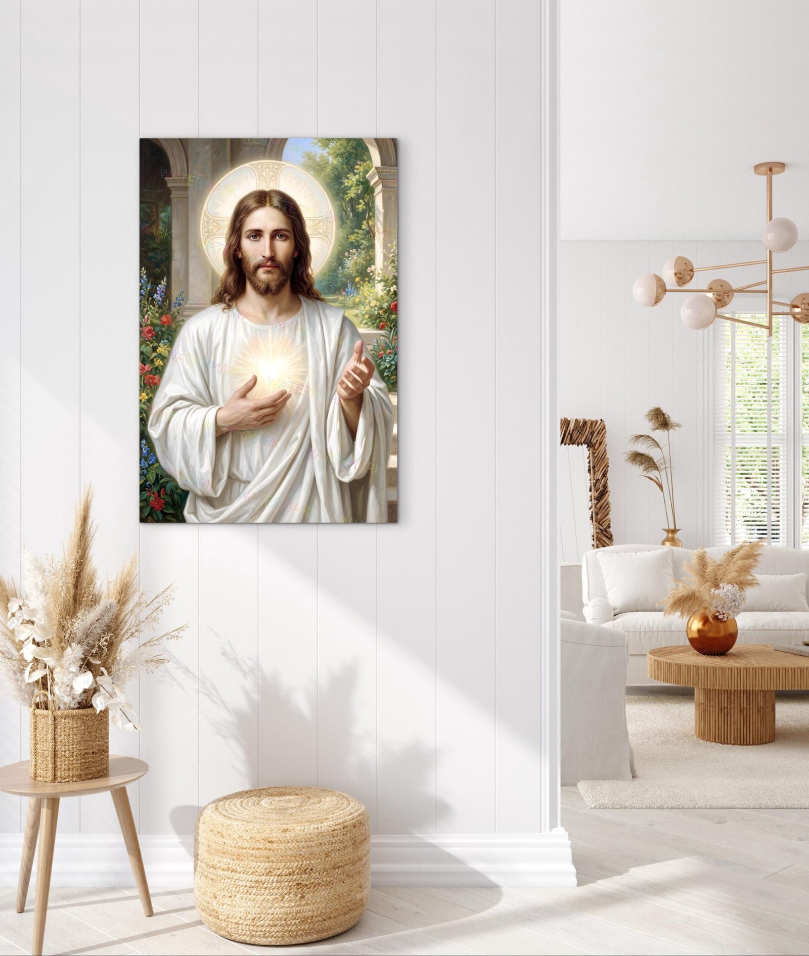 He Has Risen Christ Canvas Print | Resurrection Jesus Painting, Religious Art - Image 5