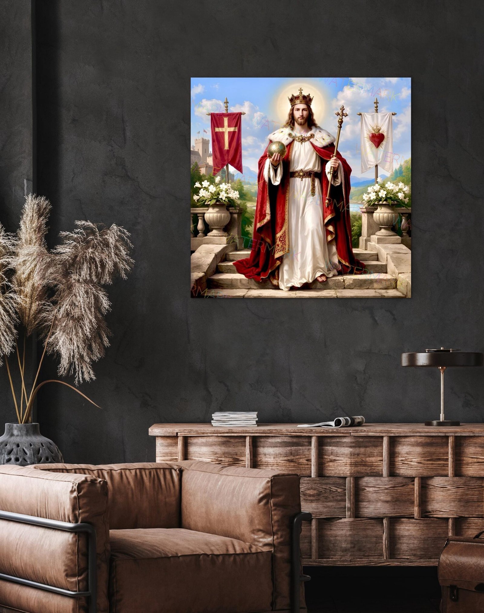 Christ the King Canvas Art: Jesus Christ Lord Wall Decor - Image 6