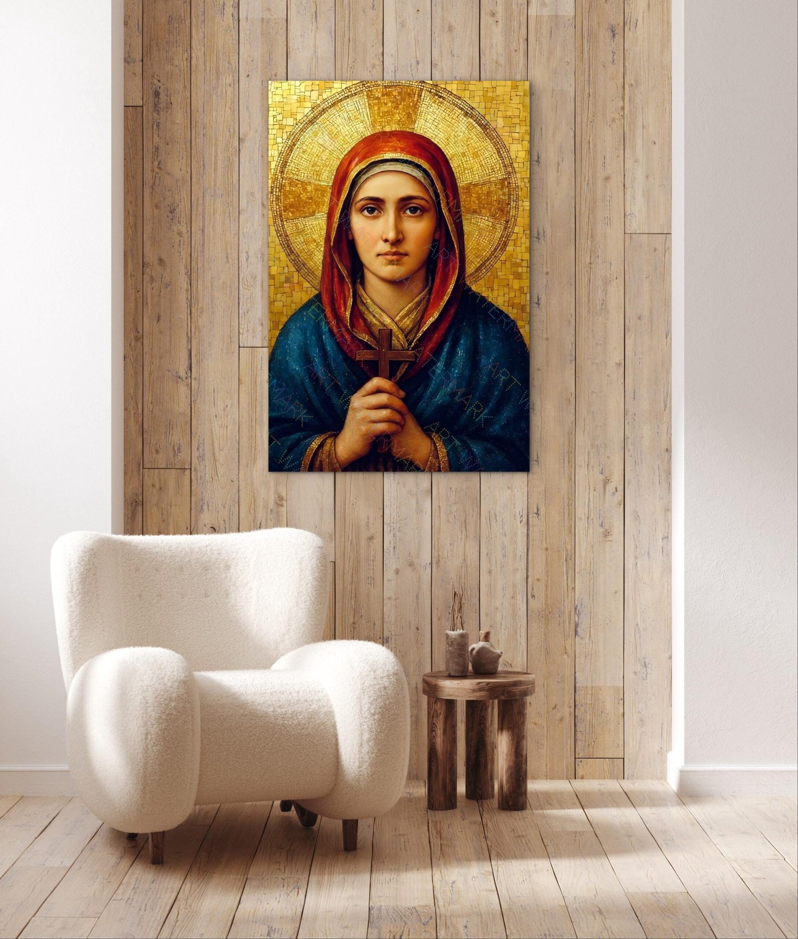 St. Bernadette Digital Print | Lourdes Saint Art | Catholic Printable | Instant Download