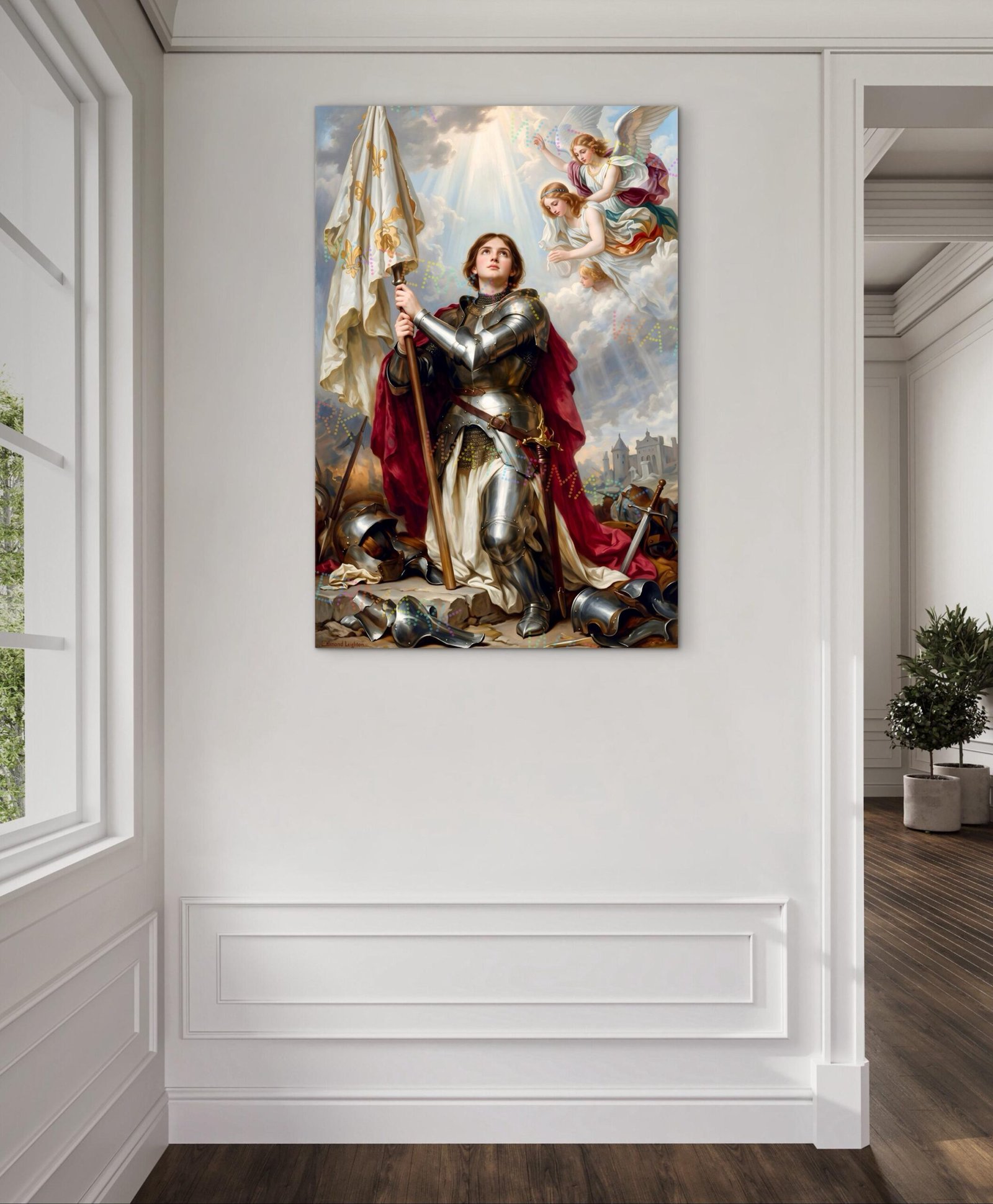 St. Joan of Arc Canvas | Catholic Courage & Strength Art - Image 3