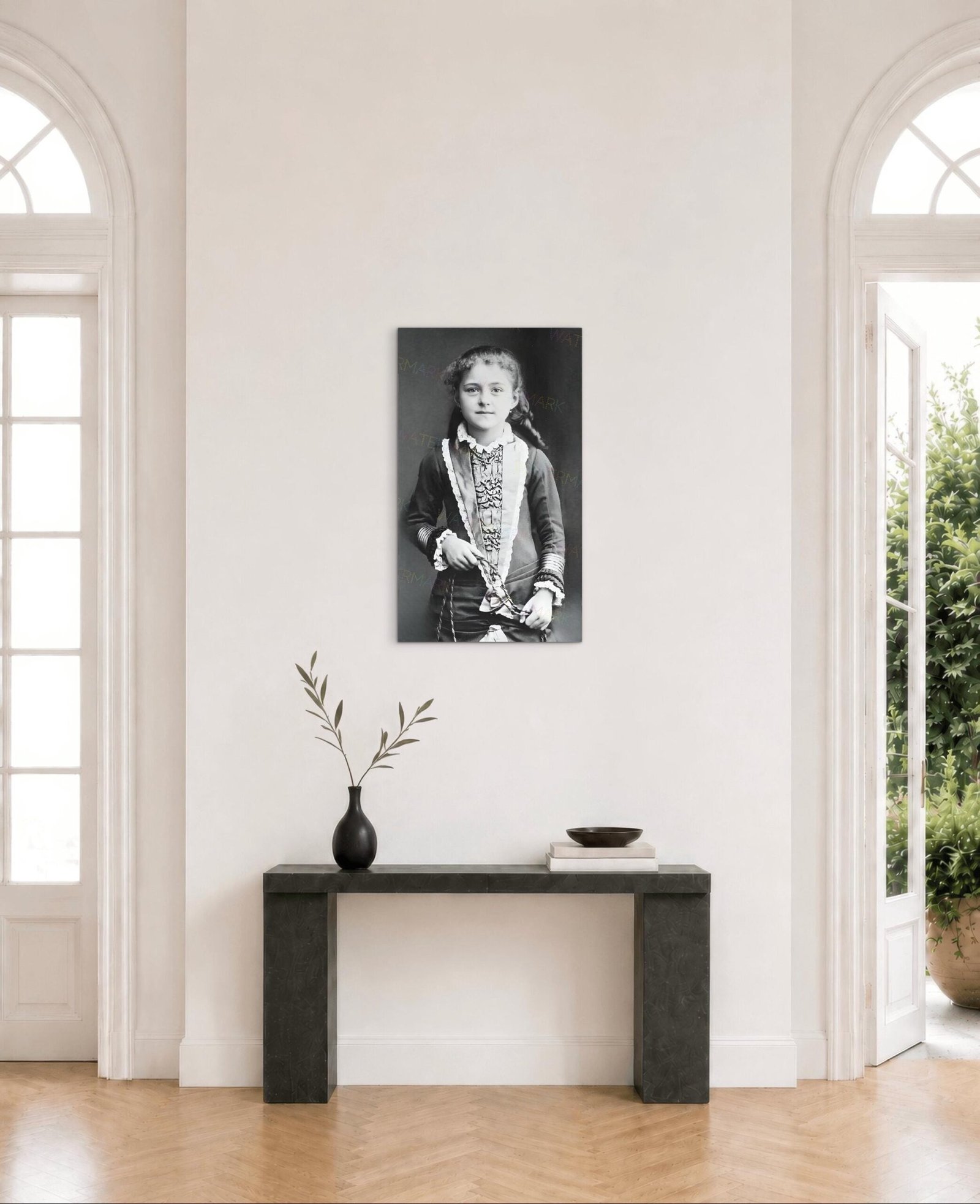 St. Thérèse of Lisieux Childhood Portrait | Restored Catholic Canvas - Image 4