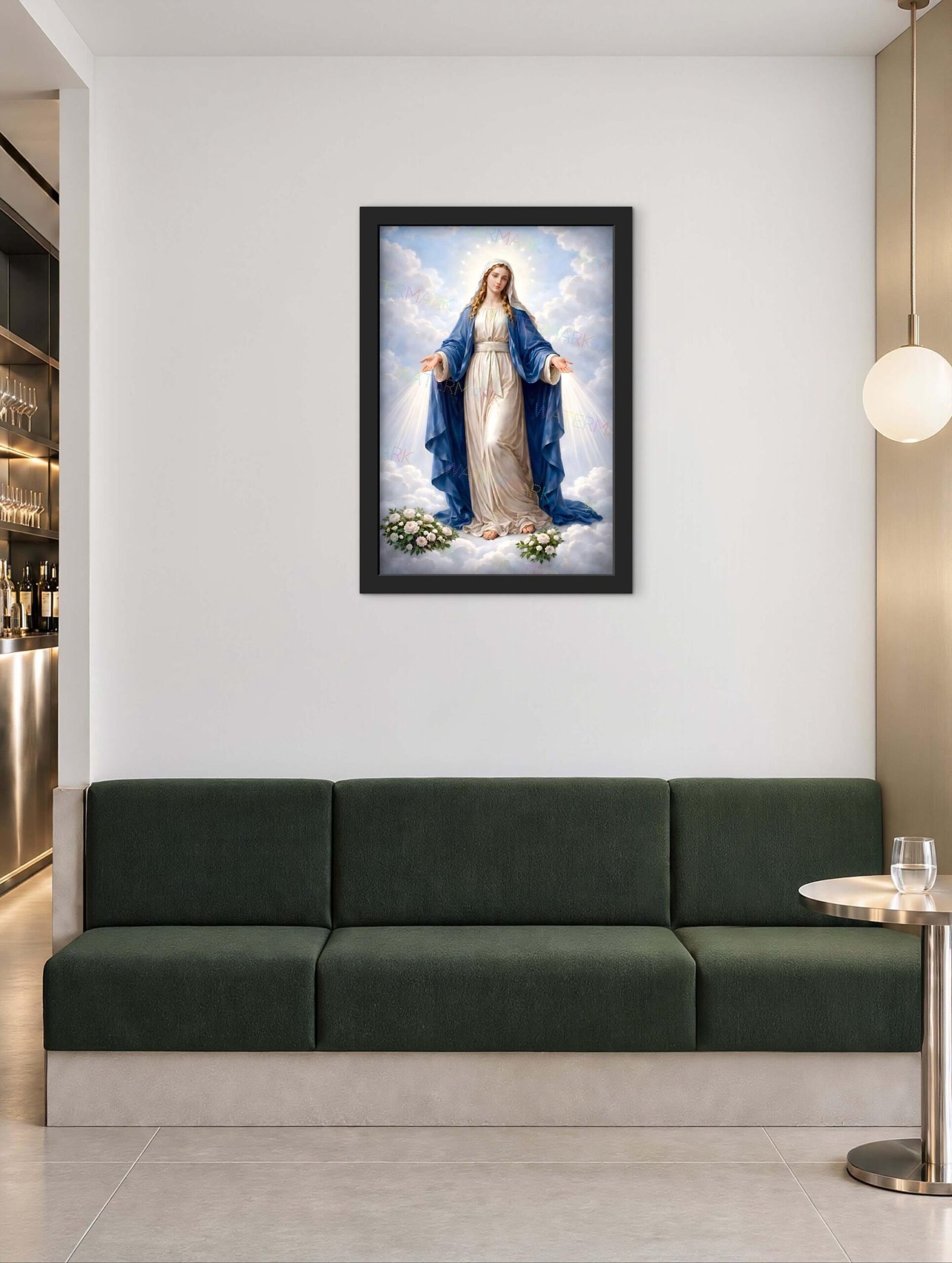 Our Lady of Grace Framed Canvas | Virgin Mary Catholic Wall Art - Image 7