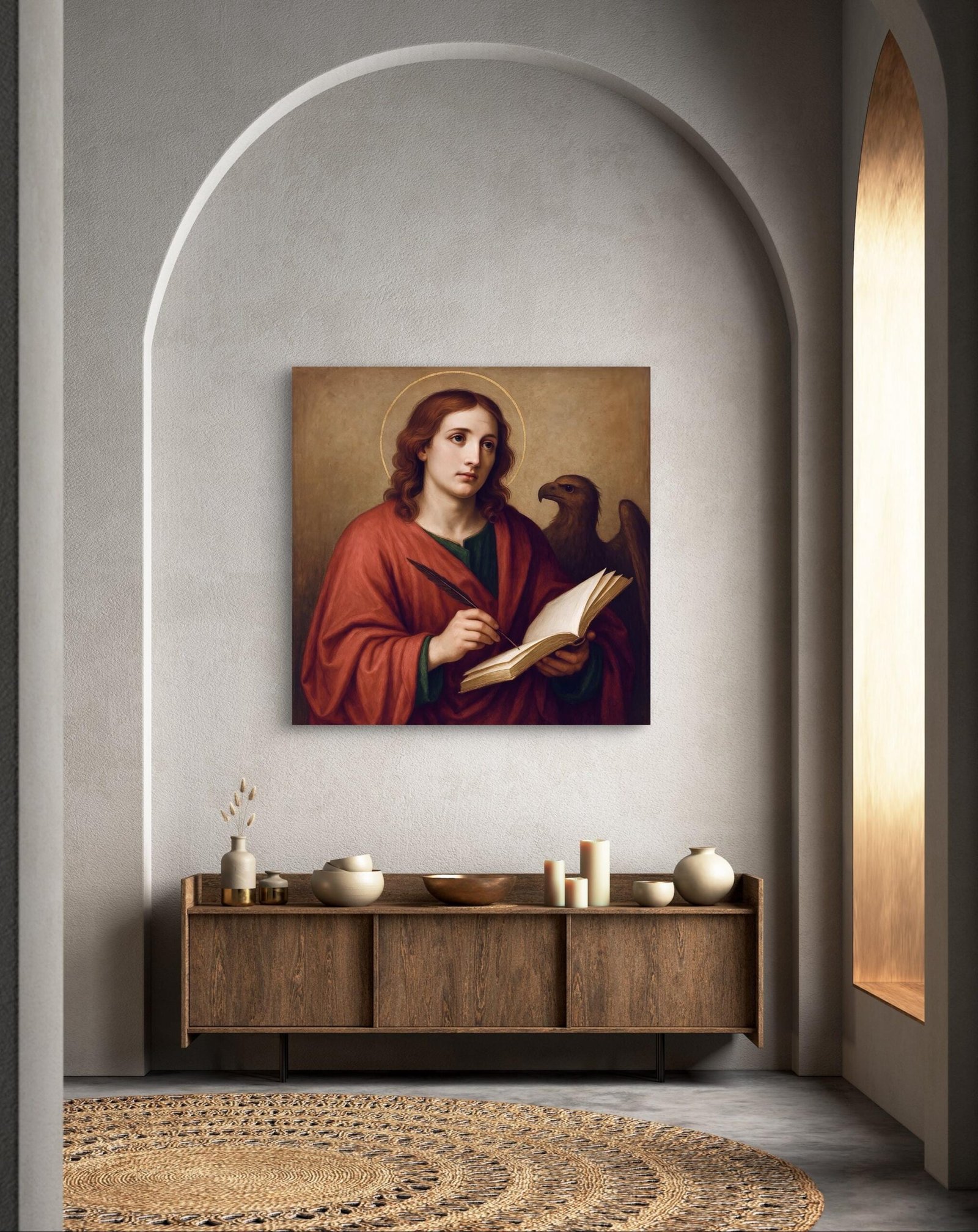 St. John the Apostle Canvas Art: Religious Wall Decor - Image 2