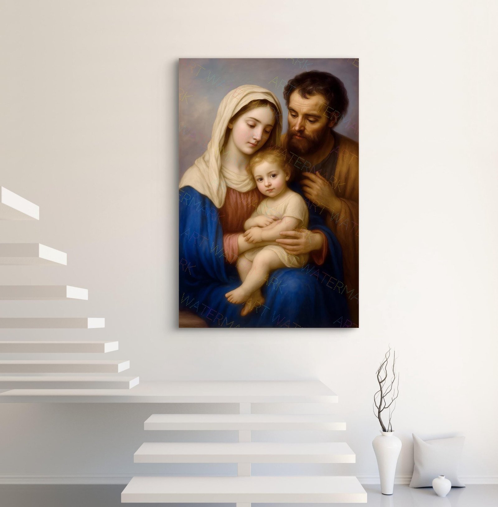 Holy Family Art Print: Catholic Home Decor (Digital Download) - Image 4