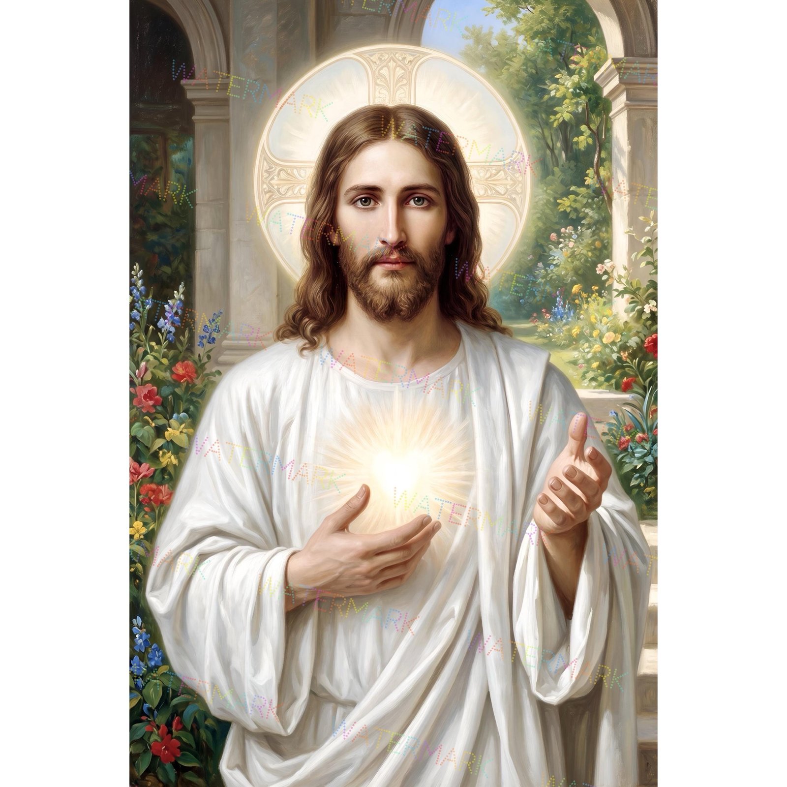 He Has Risen Christ Canvas Print | Resurrection Jesus Painting, Religious Art