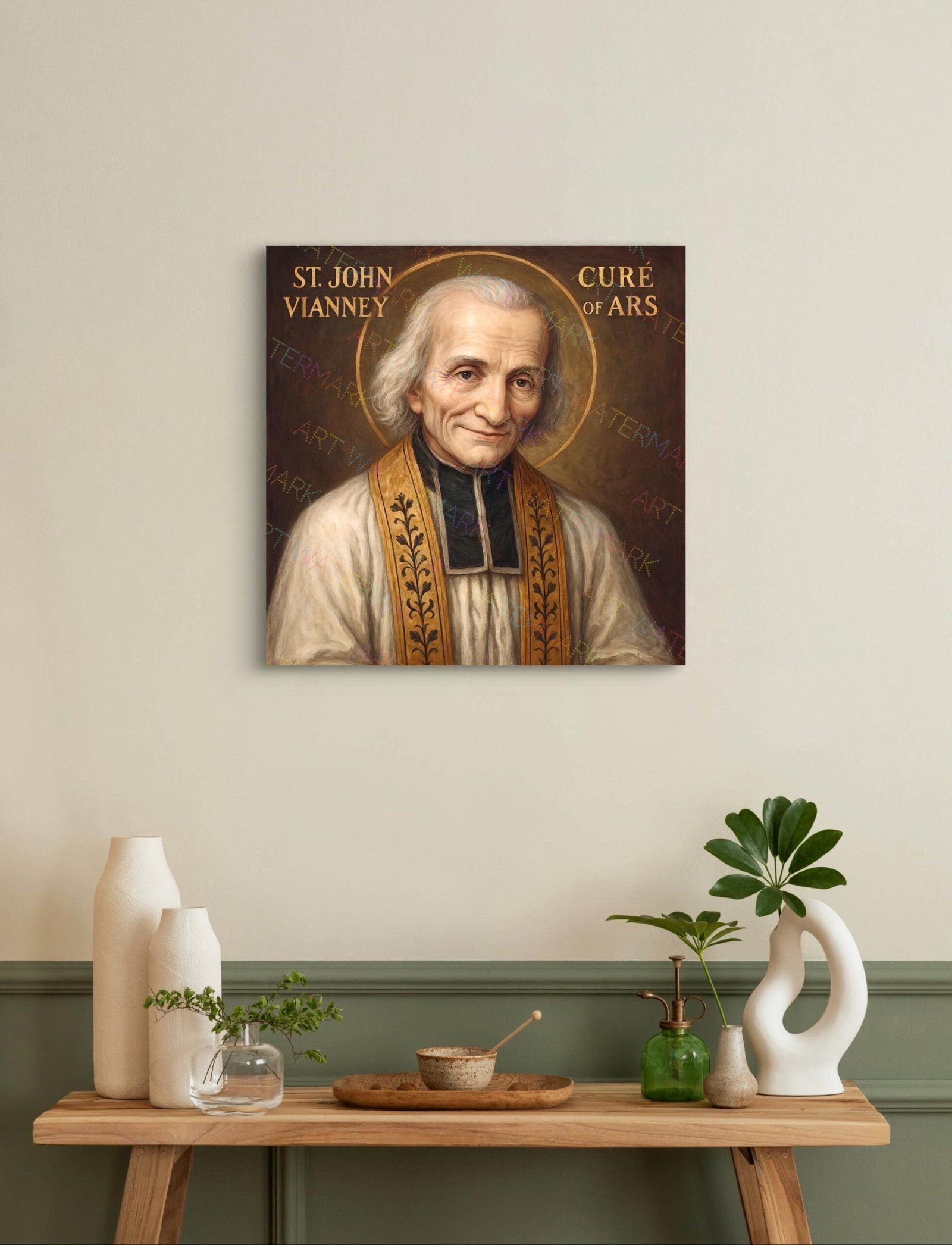Saint John Vianney Canvas Art: Catholic Gift, Curé d'Ars - Image 4