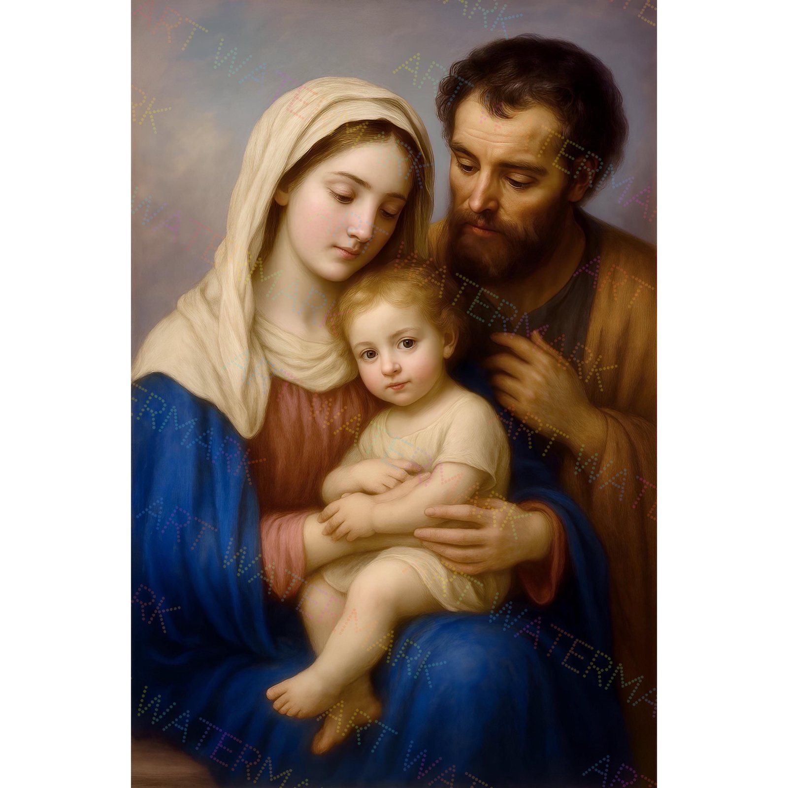 Holy Family Art Print: Catholic Home Decor (Digital Download)
