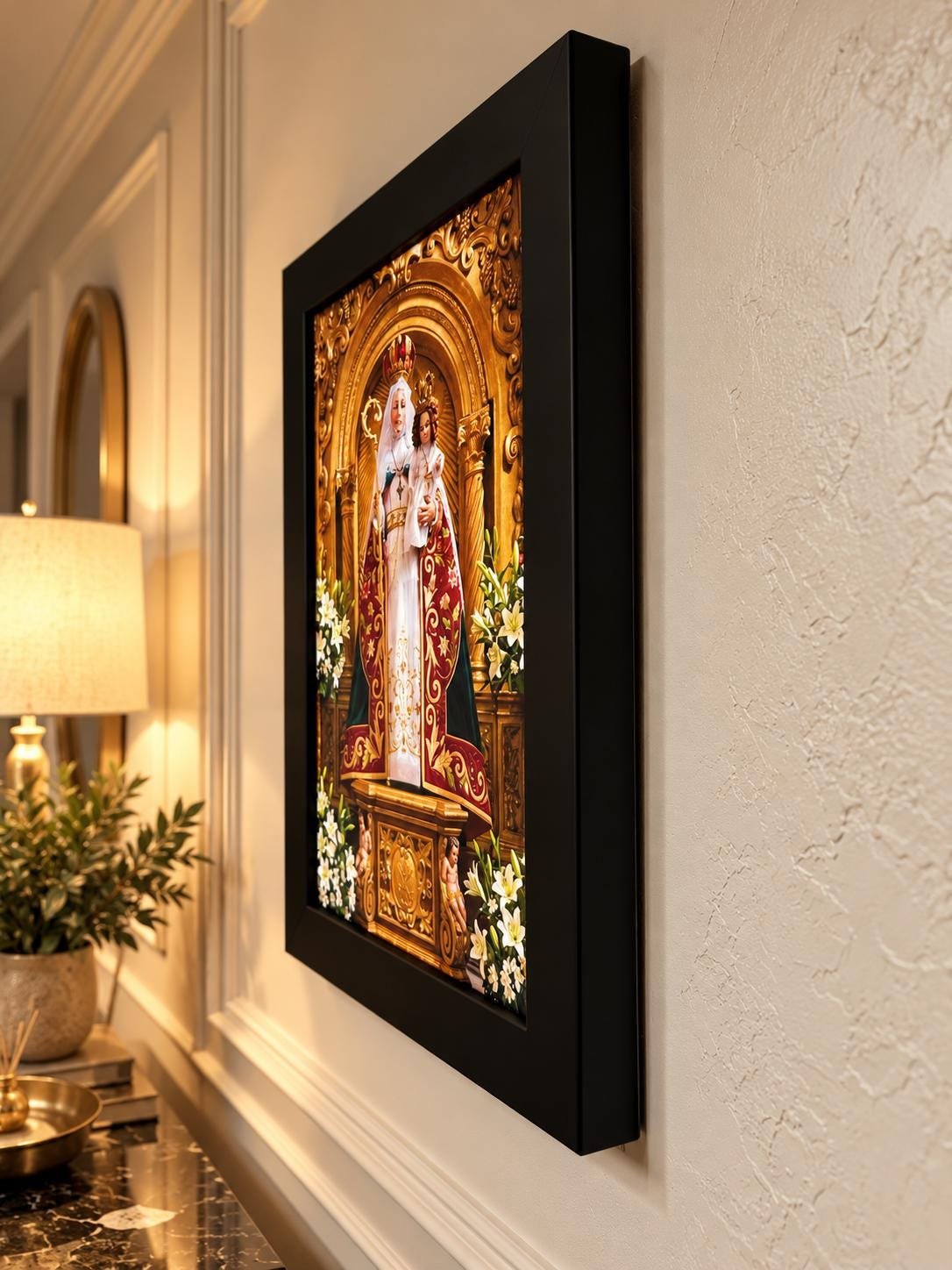 Our Lady of Good Success Framed Canvas | Catholic Marian Wall Art - Image 5