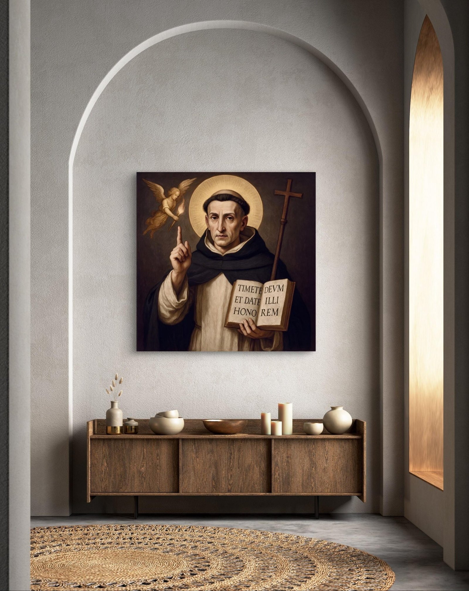 St. Vincent Ferrer Canvas Art: Catholic Saint Picture - Image 3